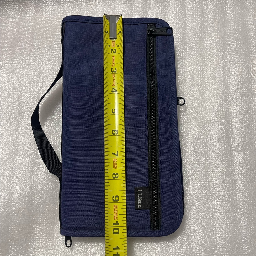 LL Bean Navy Blue Long Wallet / Travel Organizer – Multi-Use Holder (LLB#0VQ40) - Picture 7 of 17